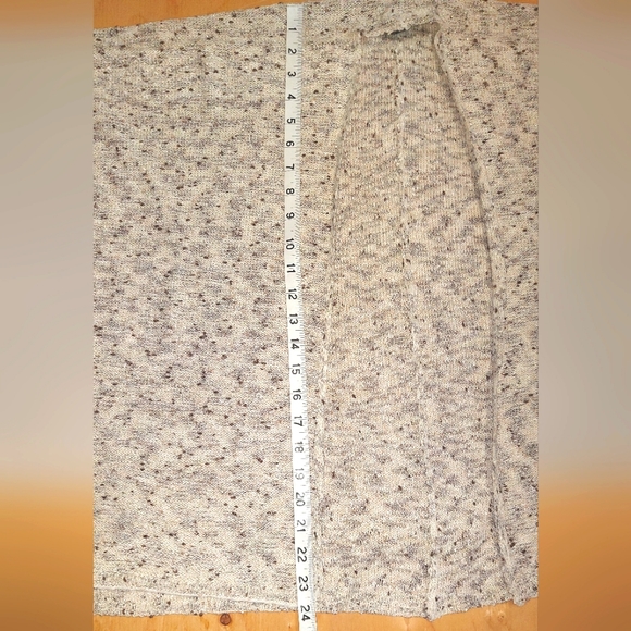 NWOT Cejon Cream & Brown Knitwear Shrug Wrap, One-size - Picture 8 of 10